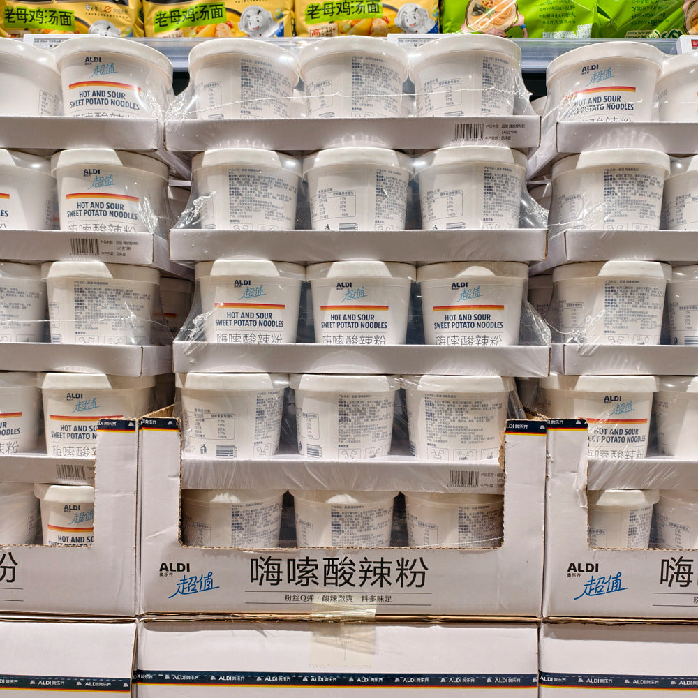 Aldi-Value-Hot-&-Sour-Sweet-Potato-Noodles-145g-x-3---Suan-La-Fen-Cup-Noodles-–-Limited-Import-4