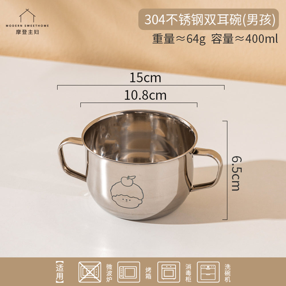 Modern-Housewife-Kids-304-Stainless-Steel-Double-Handle-Bowl-–-Boy-Design-4