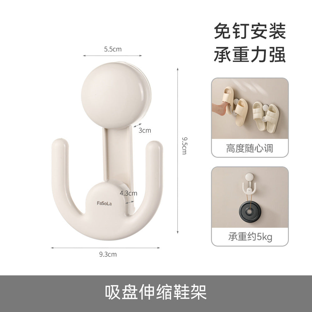 FaSoLa-Suction-Mounted-Extendable-Shoe-Holder-–-White-4