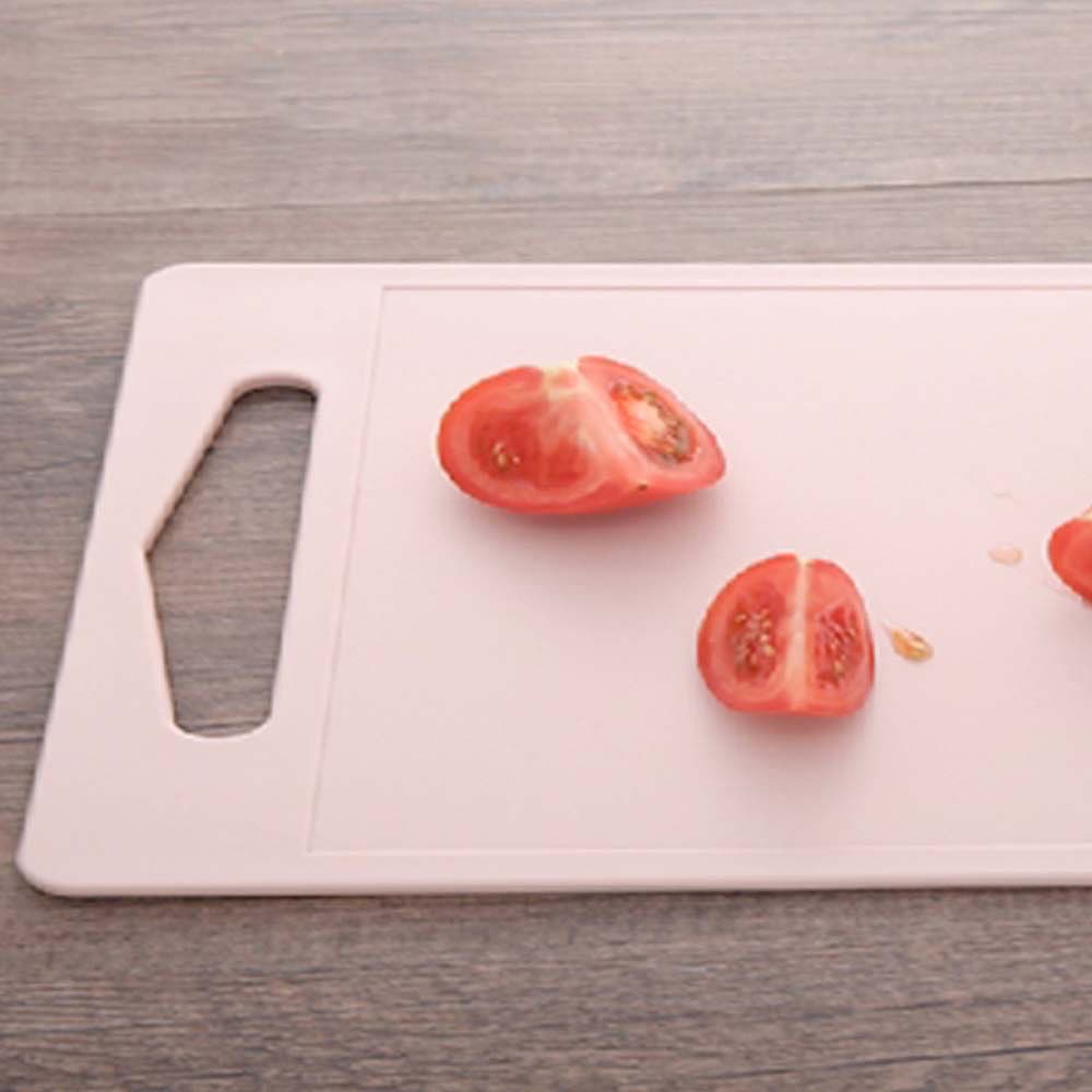 FaSoLa-Home-Plastic-Cutting-Board---Square,-Pink,-34.4*25*0.8cm-1