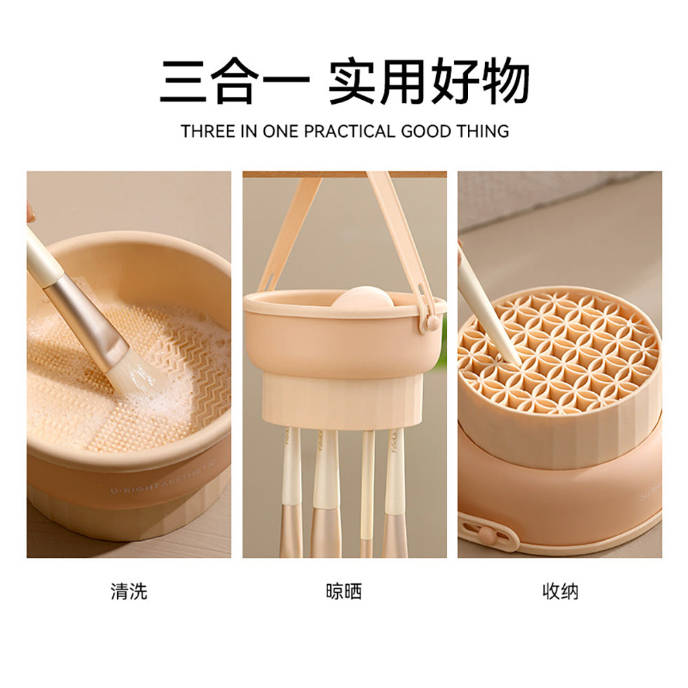 FaSoLa-Multi-Function-Brush-Cleaning-and-Drying-Tray---Nude-1