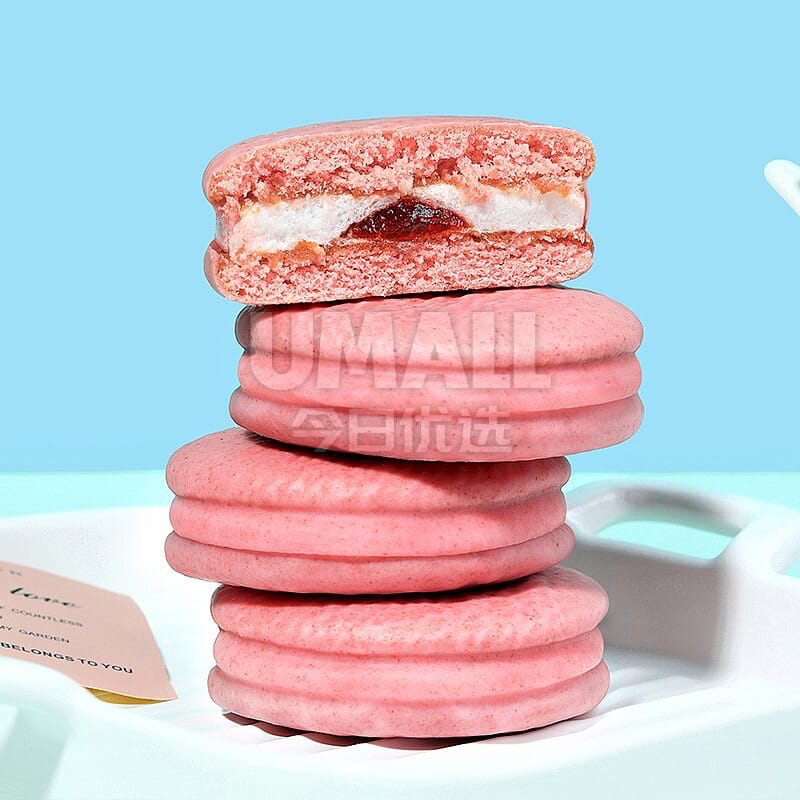 Orion-Choco-Pie-Light-Snow-Strawberry-–-12-Cakes,-420g---Strawberry-Marshmallow-Sandwich-Cakes-4