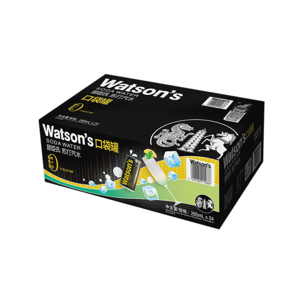 Watson's-Soda-Water-Slim-Cans-265ml-x-24-–-Limited-Import-4