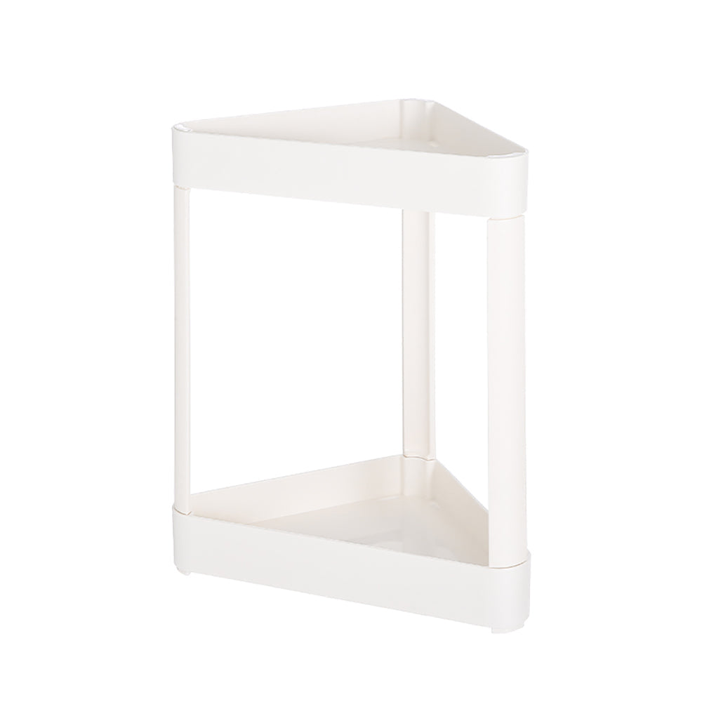 FaSoLa Kitchen and Bathroom Storage Shelf - Off-White, Corner Design