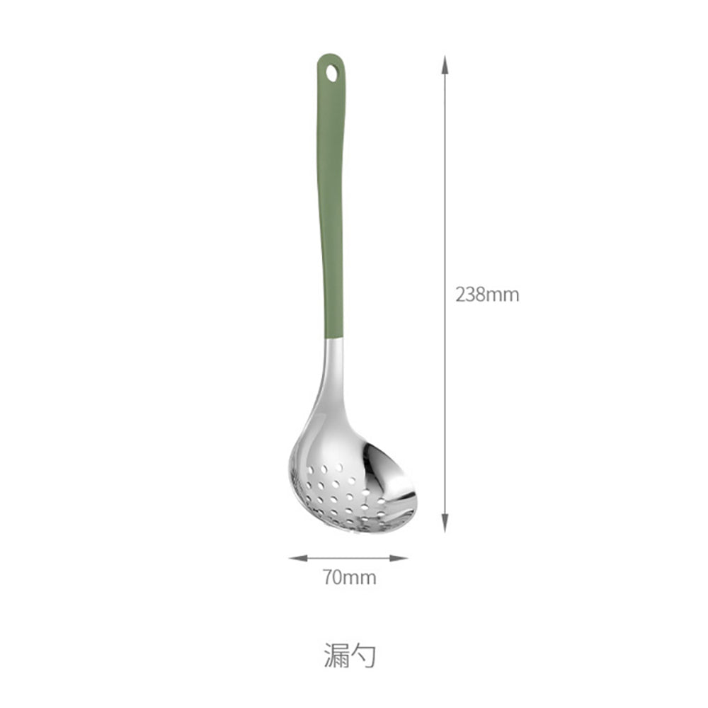 FaSoLa-Stainless-Steel-Slotted-Spoon---Green-1