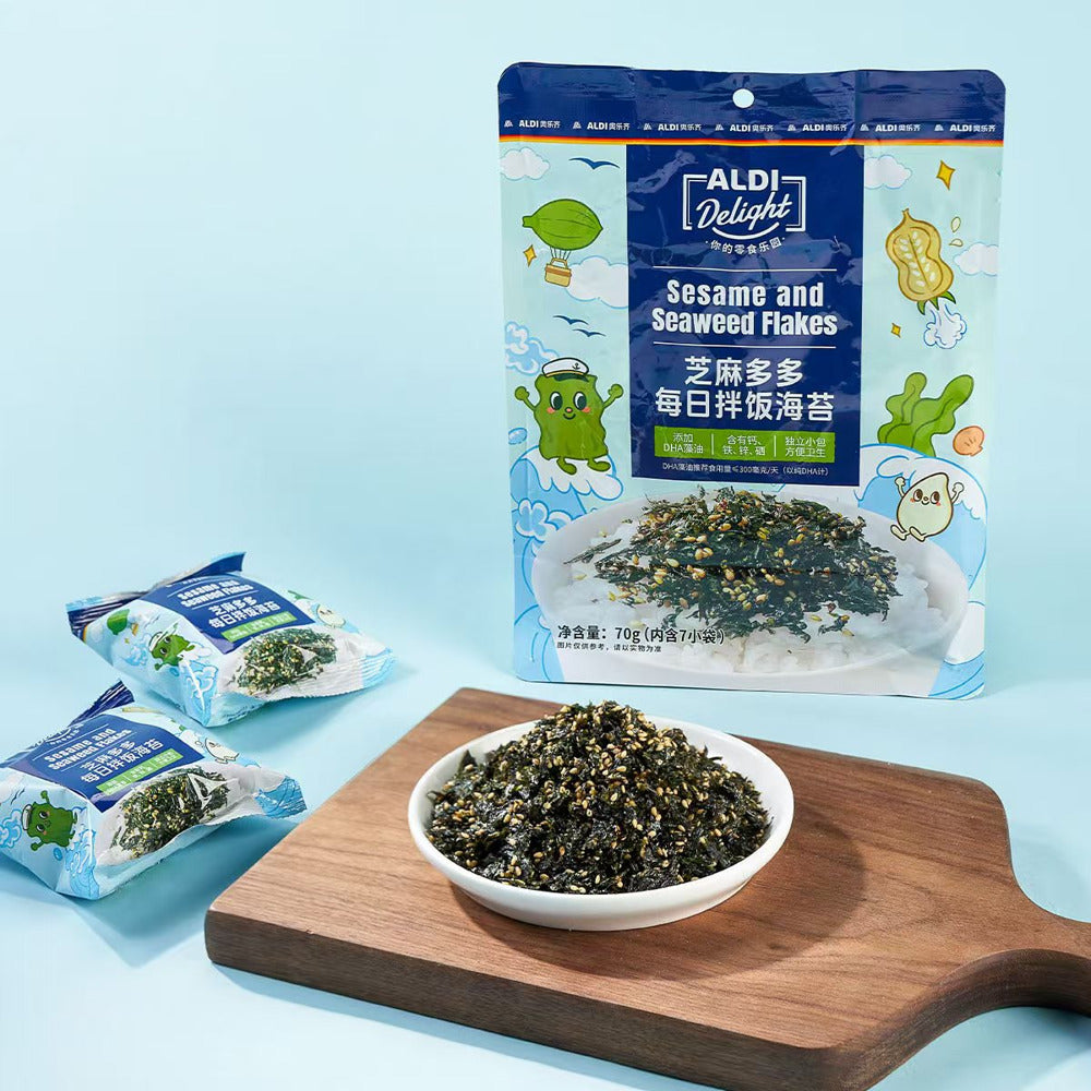 ALDI-Delight-Sesame-&-Seaweed-Flakes-70g---Rice-Topping-Furikake-–-Limited-Import-4