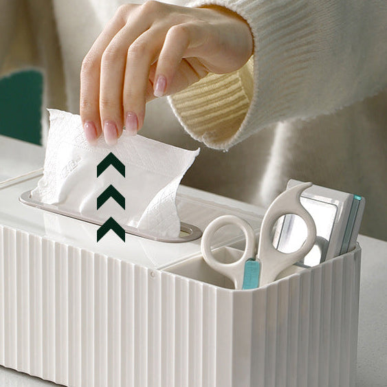 FaSoLa Desktop Tissue Box - White