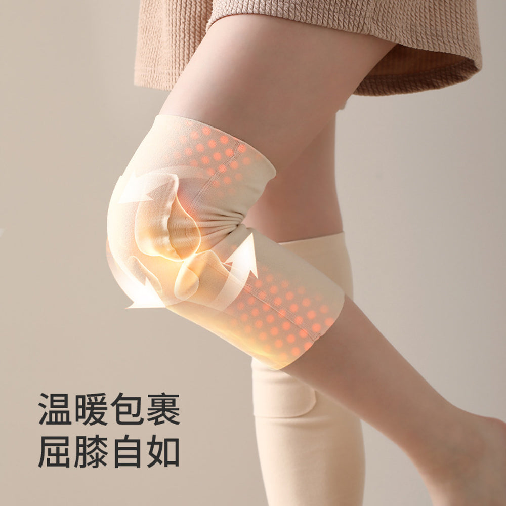 FaSola-Thermal-Fleece-Knee-Socks-with-Pocket---Gray,-Size-M,-2-Pairs-4