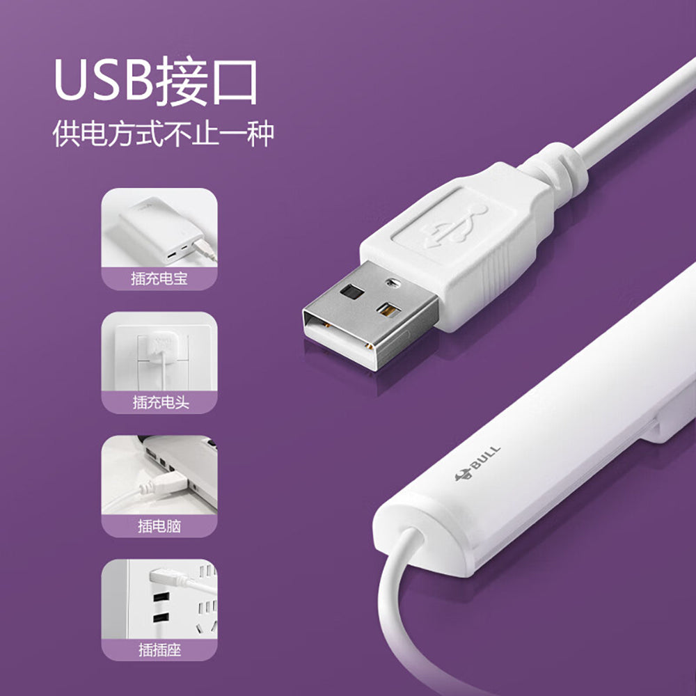 Bull-LED-Dormitory-Light-in-Warm-White,-4W,-20cm-Long-with-0.8m-Cable-1