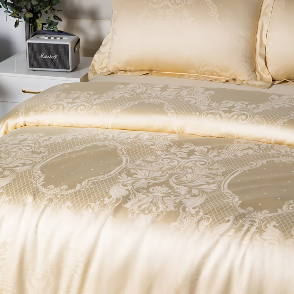 Heartin-Navilite-Bedding-Set---Champagne-Gold,-King-Size,-Includes-2-Pillows-1