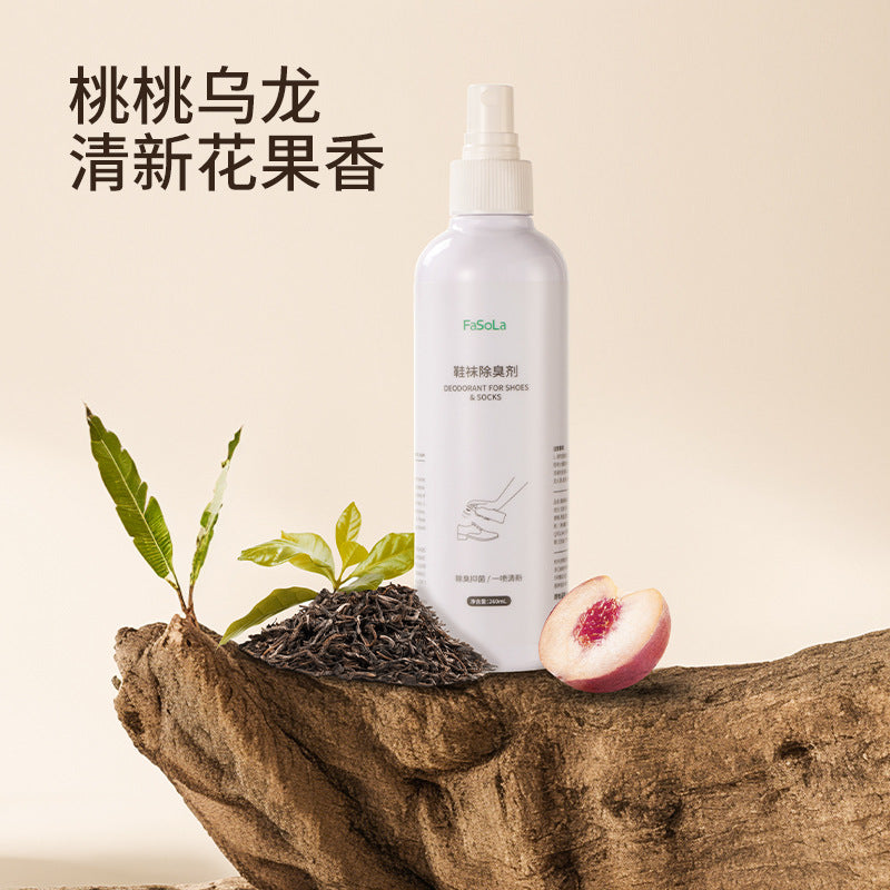 FaSoLa-Shoe-and-Sock-Deodorizer-260ml---Oolong-Peach-1