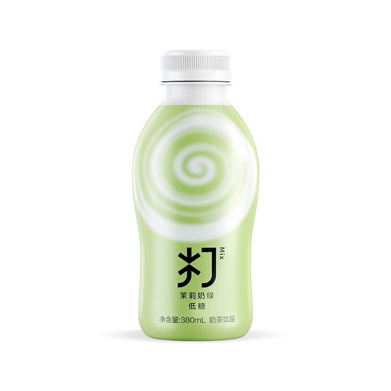 Nongfu-Spring-Jasmine-Green-Milk-Tea,-Low-Sugar---380ml-x-15-Bottles-1