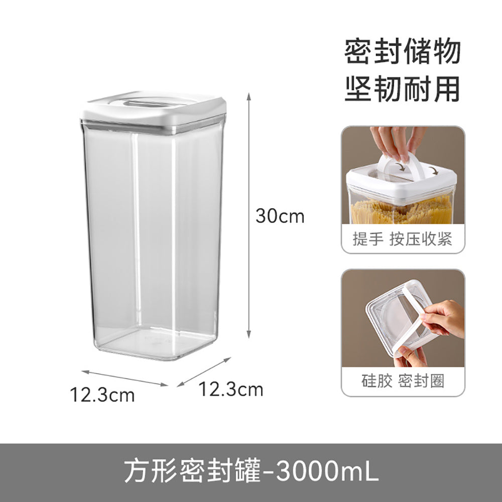 FaSoLa-Square-Airtight-Container---White,-3L-1