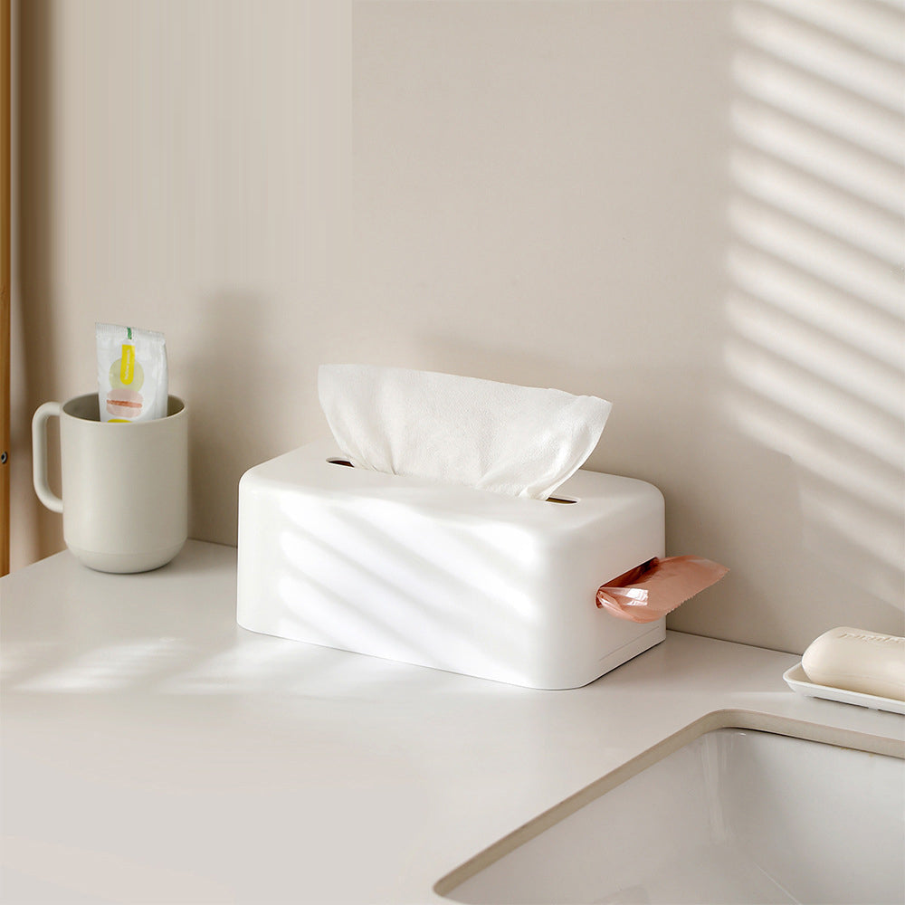 FaSoLa Wall-Mounted Tissue Box - White