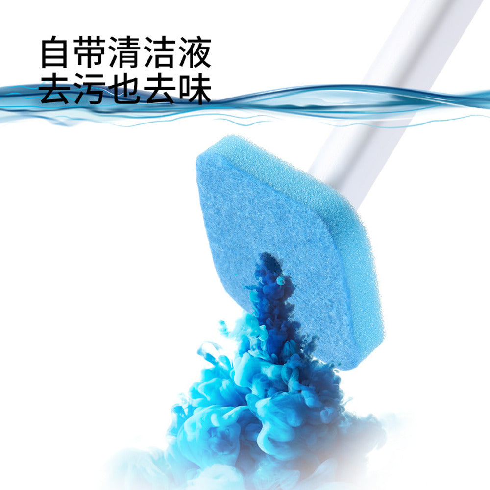 FaSoLa-Wall-Mounted-Toilet-Brush-&-Holder-Set-with-Auto-Open-Lid---White-4