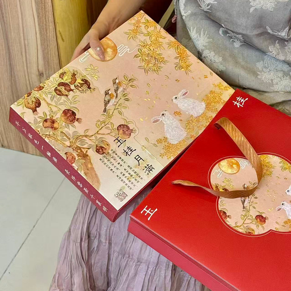 YOONA-Baking-Giant-Mooncake-with-Red-Bean,-Mochi-&-Salted-Egg-Yolk-500g-–-Gift-Box-with-Bag---Mid-Autumn-Festival-Gift-5