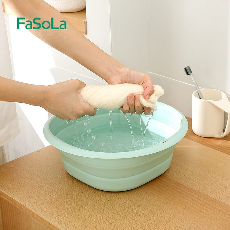 FaSoLa-Collapsible-Basin---Pink,-Small,-26cm-Diameter-1