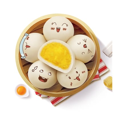 [Frozen]-Sanquan-Dim-Sum-Shop-Custard-Buns,-12pcs-360g-1