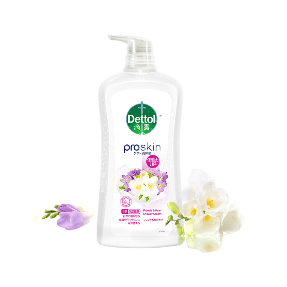 Dettol-ProSkin-Freesia-&-Pear-Shower-Cream-950g---Moisturizing-Body-Wash-4