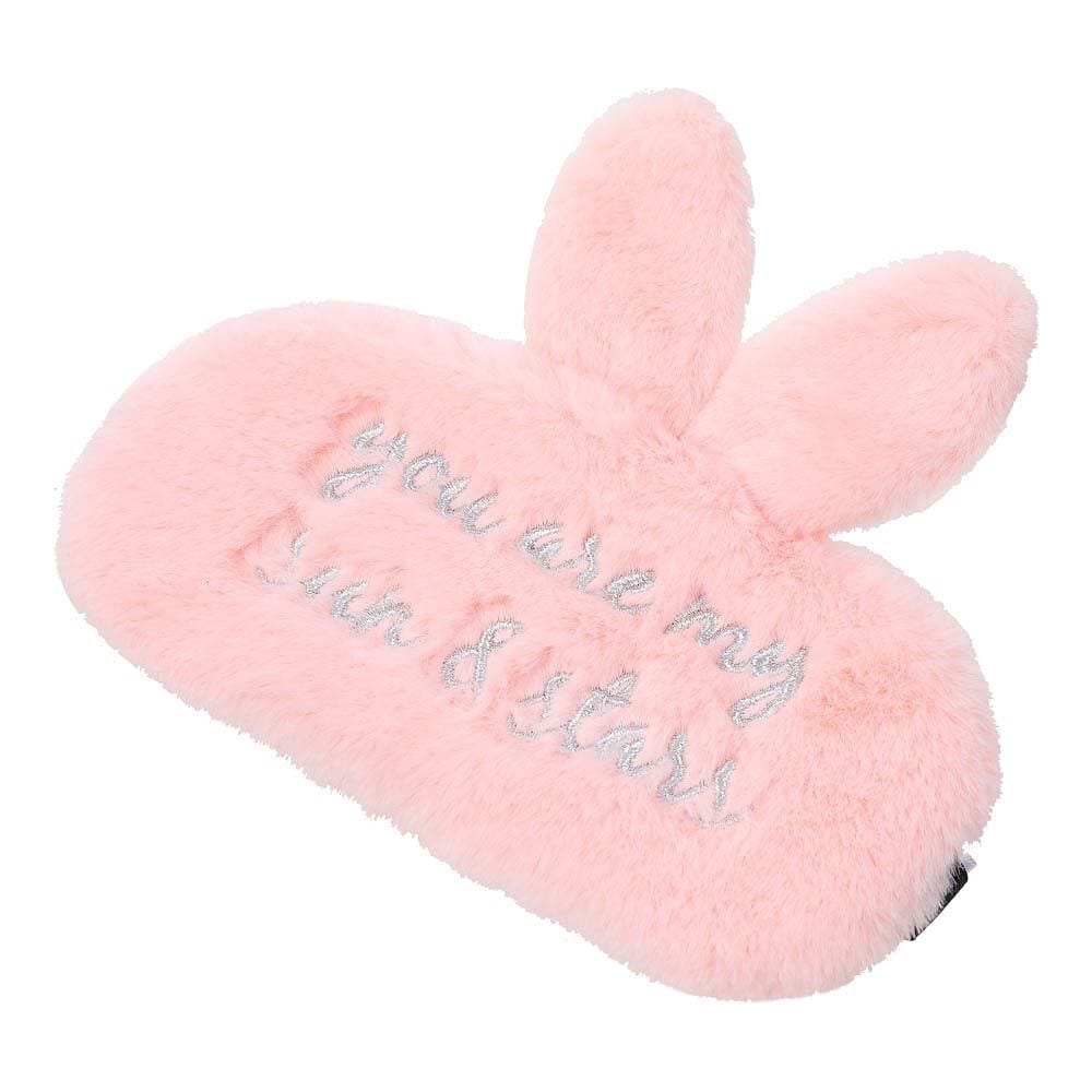 Miniso-Plush-Bunny-Ear-Eye-Mask---Pink/Black-(Random)-1