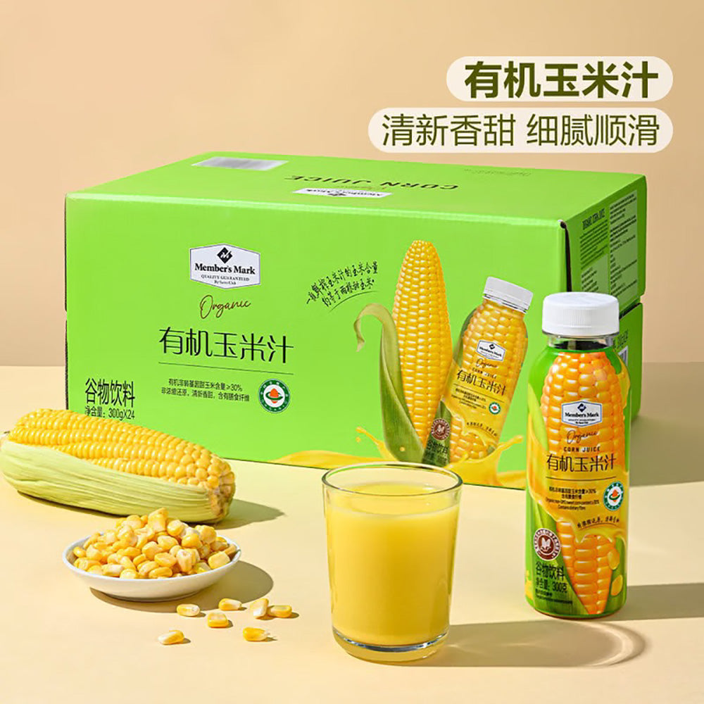 Member's-Mark-Organic-Corn-Juice-300g-x-24-Bottles-1