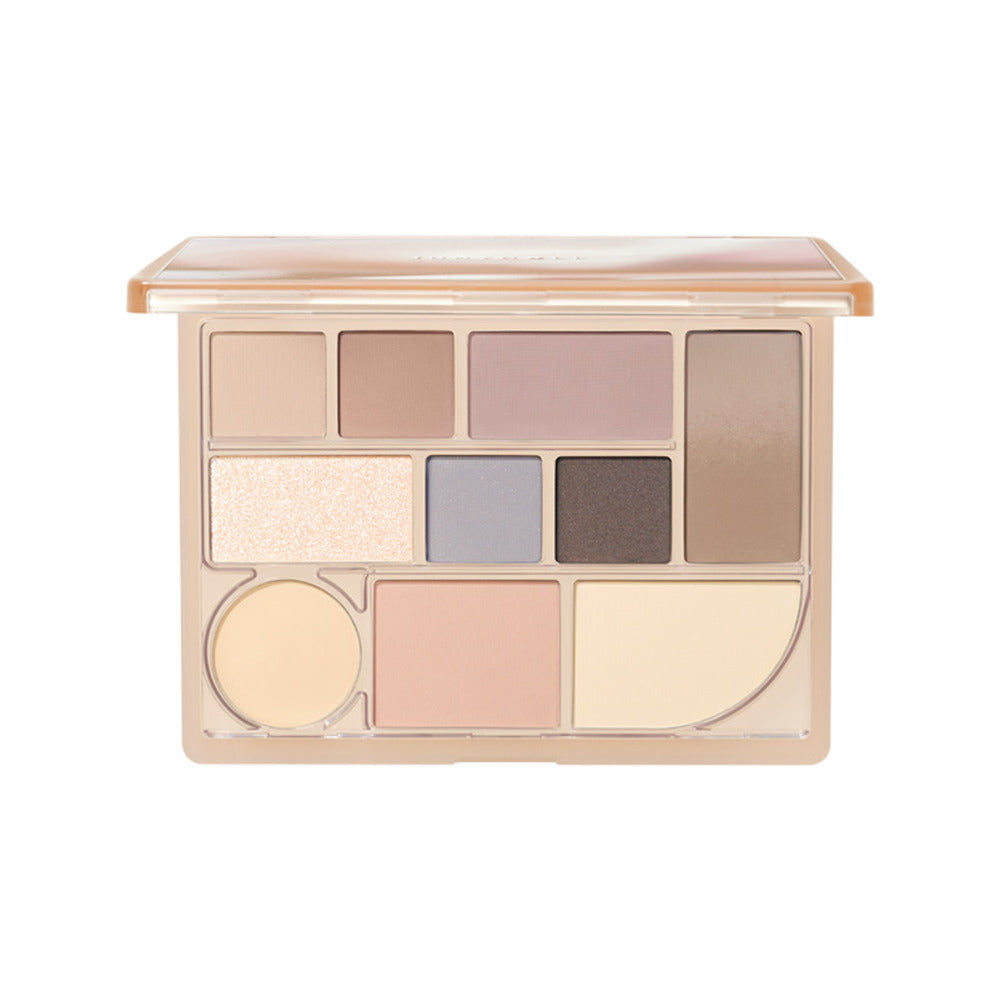 Judydoll-10-Color-All-in-One-Face-&-Eye-Palette-18.5g-–-4-Shades---Eyeshadow,-Blush,-Highlighter-&-Contour-in-One-4