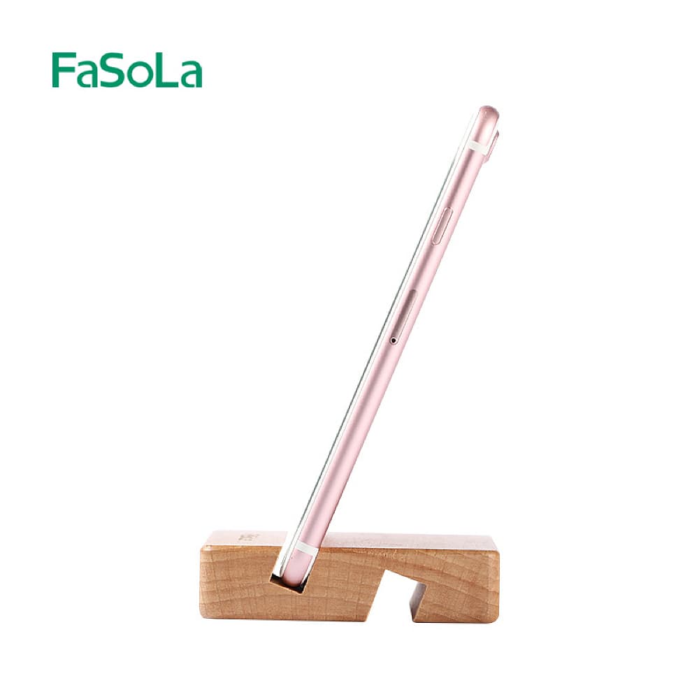 FaSoLa-Dual-Slot-Beech-Wood-Phone-Stand---Natural-Wood-Color,-8*6*2cm-1