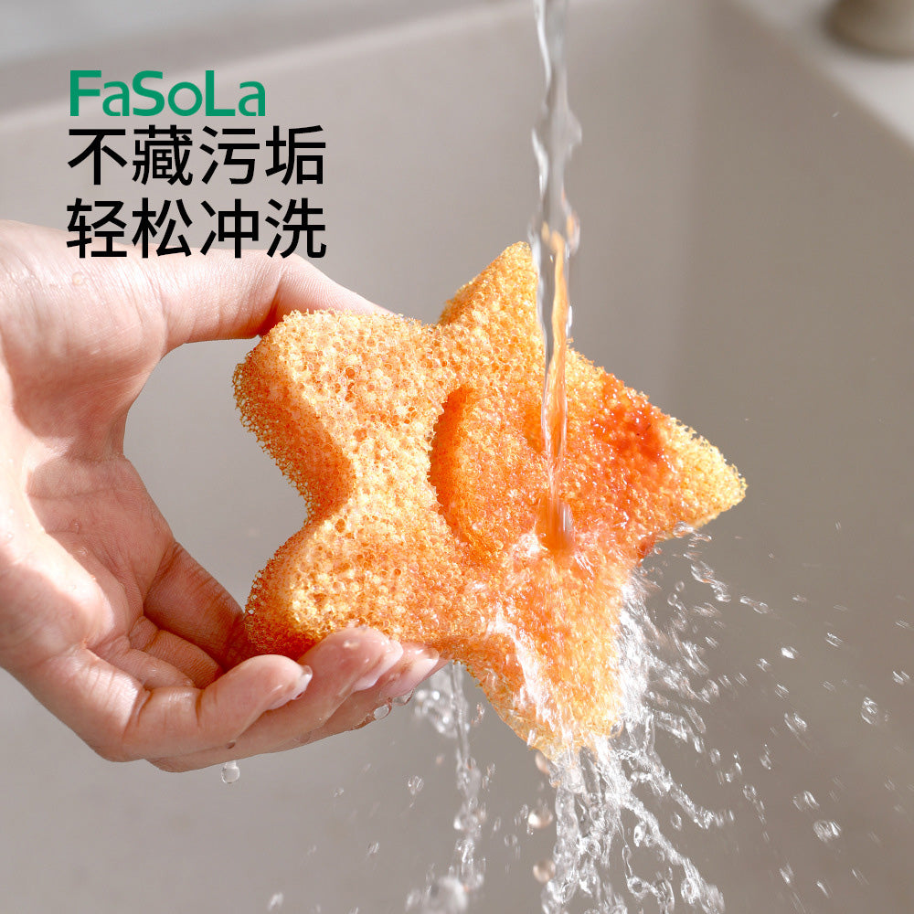 FaSoLa-Temperature-Sensitive-Cleaning-Sponge---Orange-1