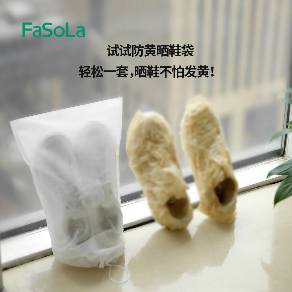 FaSoLa-Non-Woven-Anti-Yellowing-Shoe-Bags---Small,-White,-24*38cm,-Pack-of-10-1