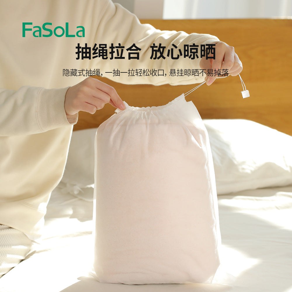 FaSoLa-Non-Woven-Anti-Yellowing-Shoe-Bags---Small,-White,-24*38cm,-Pack-of-10-1