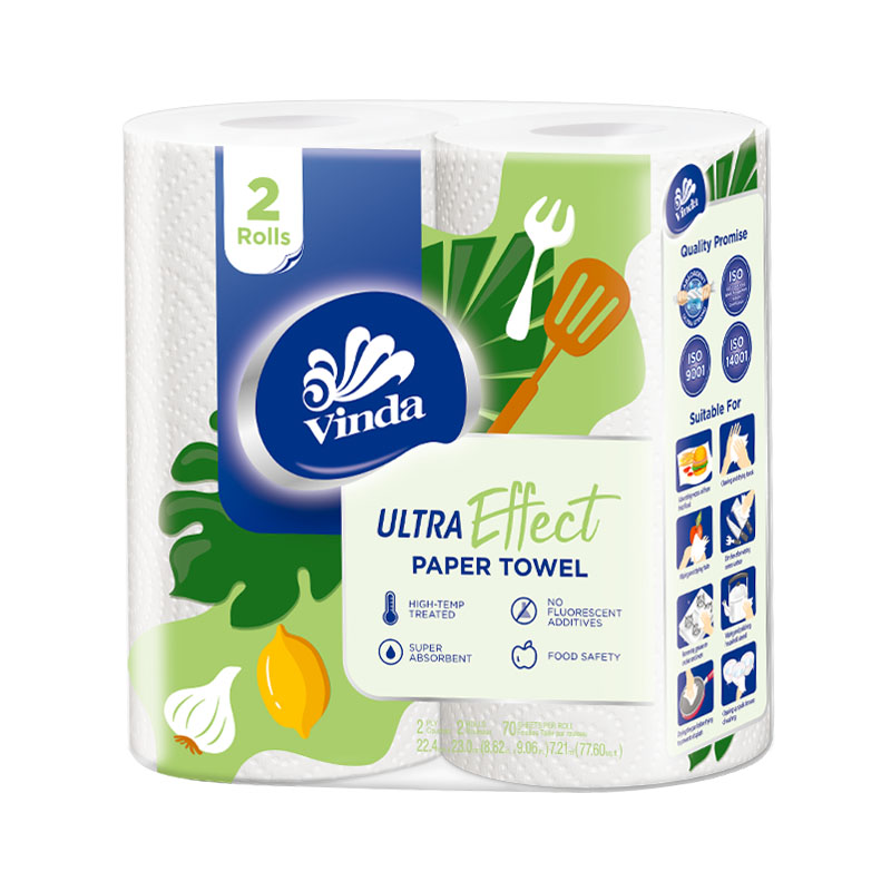 Vinda-Kitchen-Paper-Towels,-Roll-Type,-70-Sheets/Roll,-2-Rolls,-375g-1