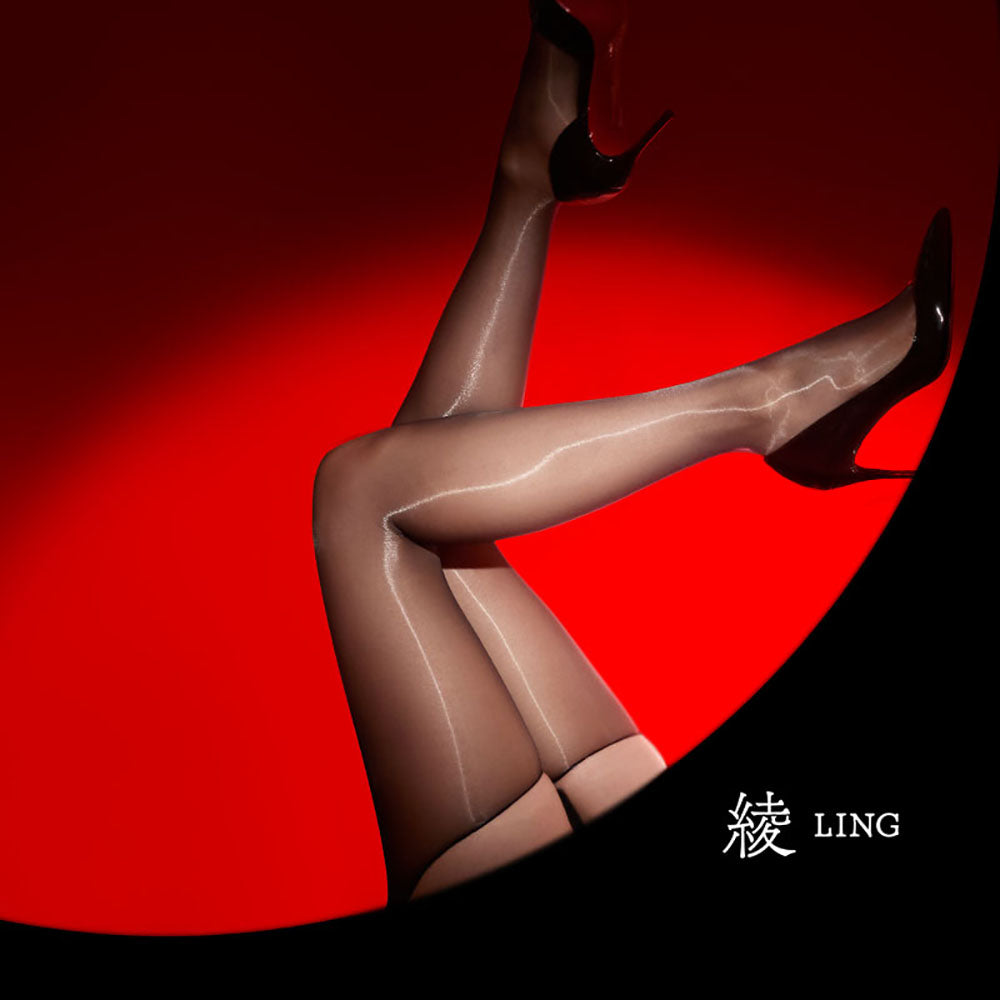 Ling-Sheer-Pantyhose-Black---Size-L-1