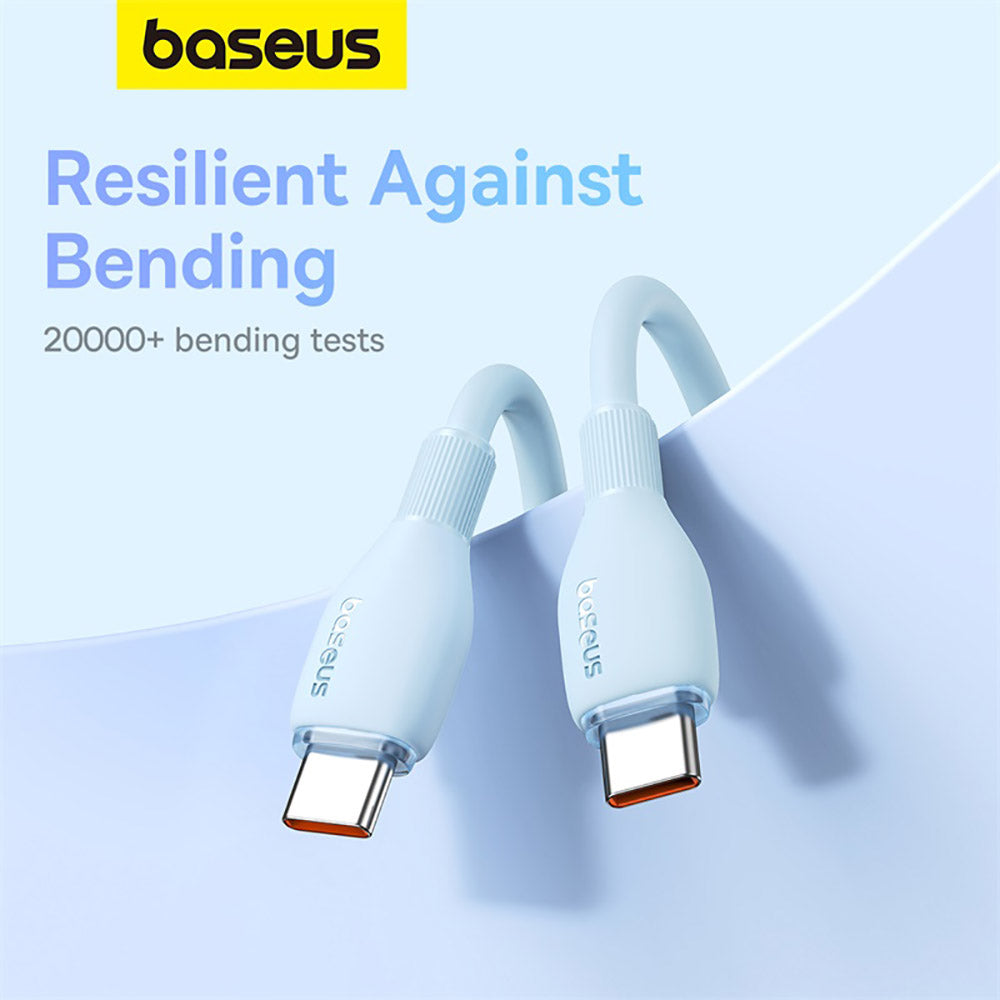 Baseus-Pudding-Series-Fast-Charging-Cable-Type-C-to-Type-C-100W-1.2m---Starry-Blue-1