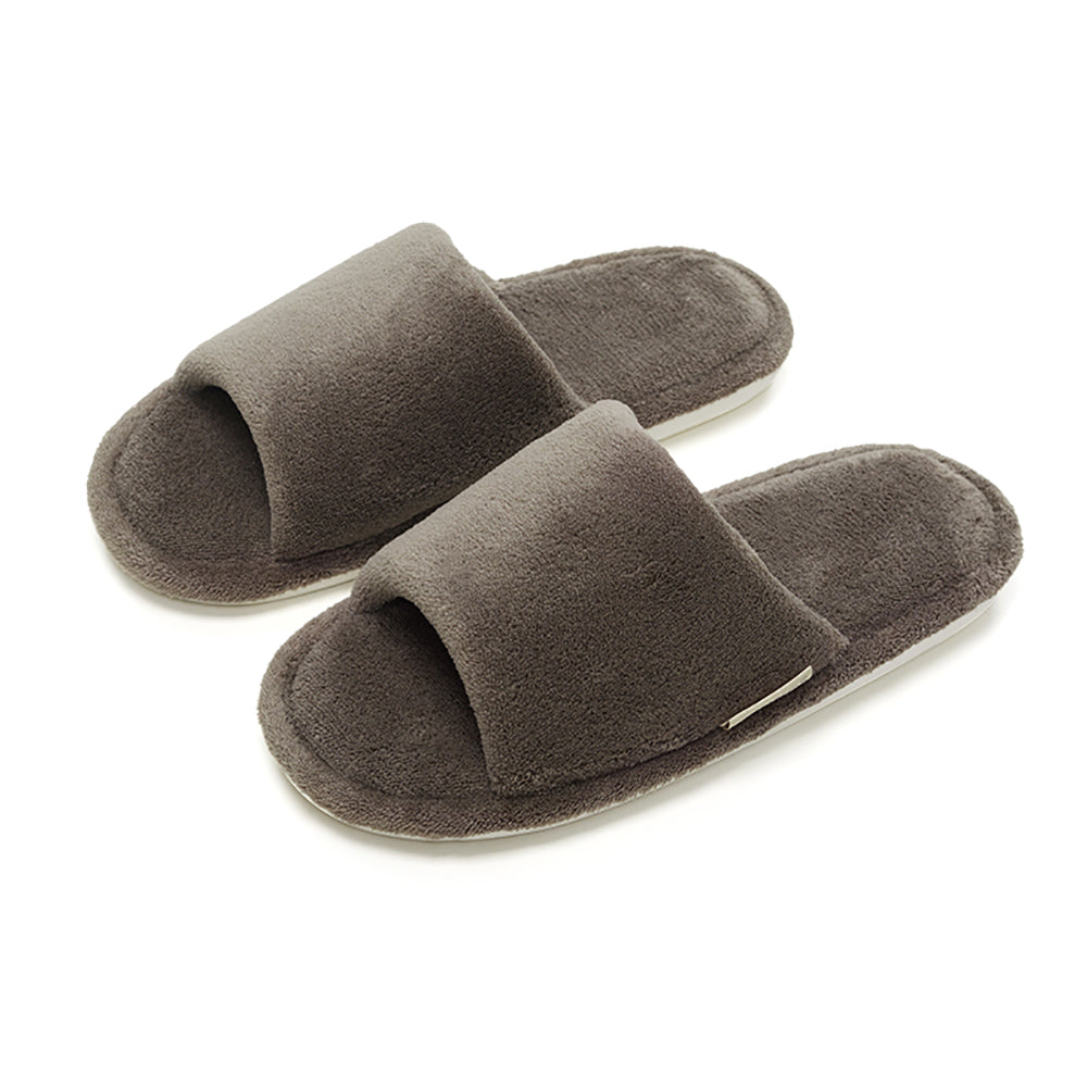 UTUNE-Open-Toe-Linen-Slippers---Brown,-Size-42-43-1