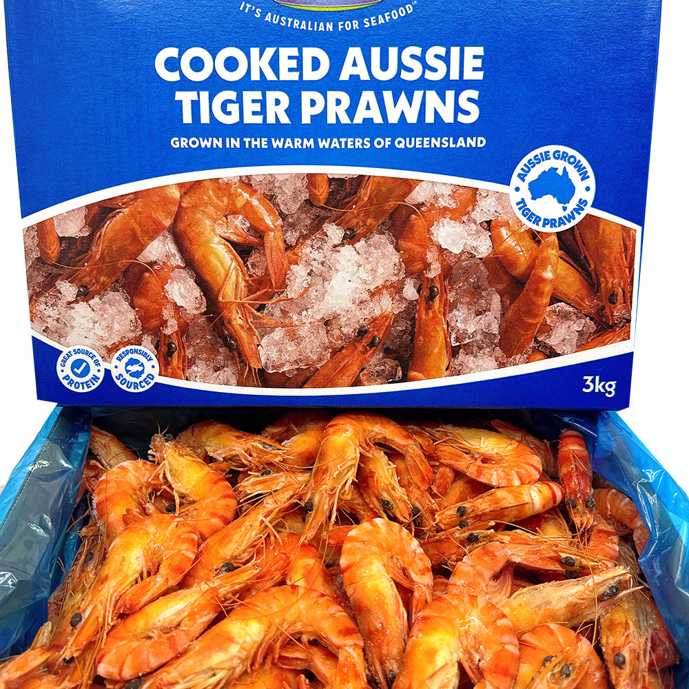 Tassal-Frozen-Cooked-Australian-Black-Tiger-Prawns-Large-Size-16/20---3kg-1