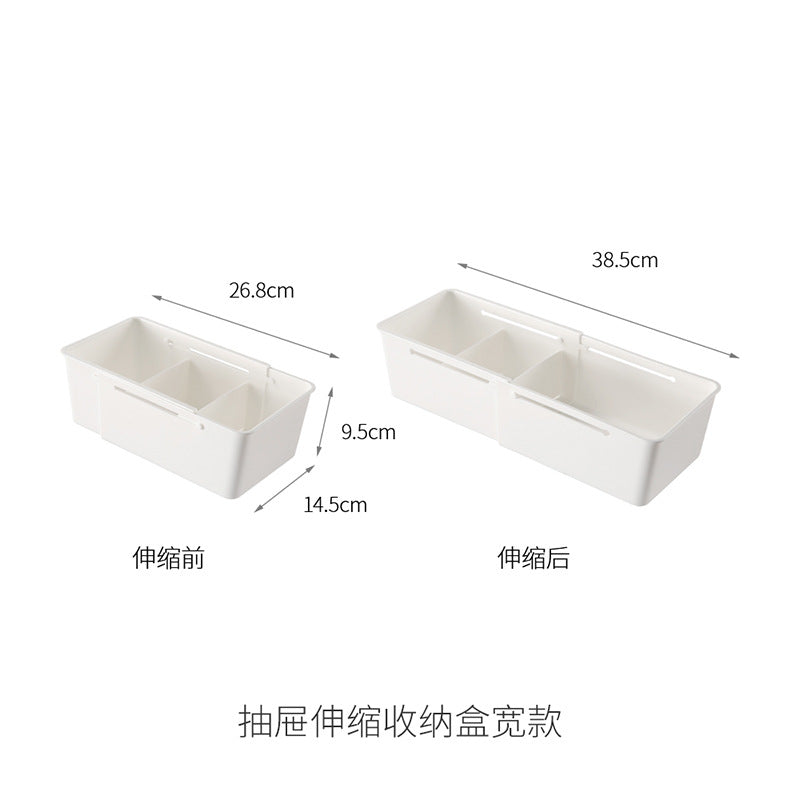 FaSoLa-Expandable-Drawer-Organizer-Box---Wide,-White-1