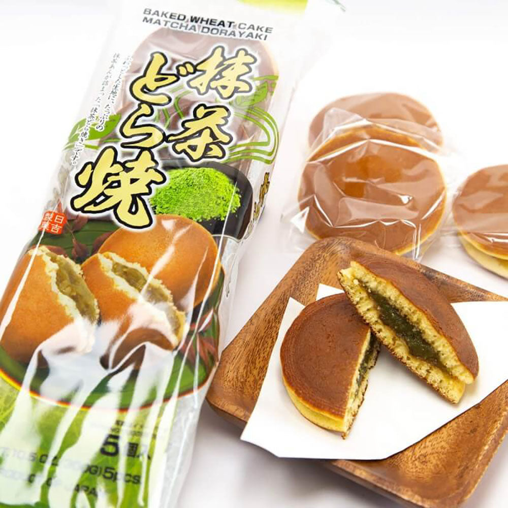 Hiyoshi-Seika-Matcha-Dorayaki---5-Pieces,-300g-1