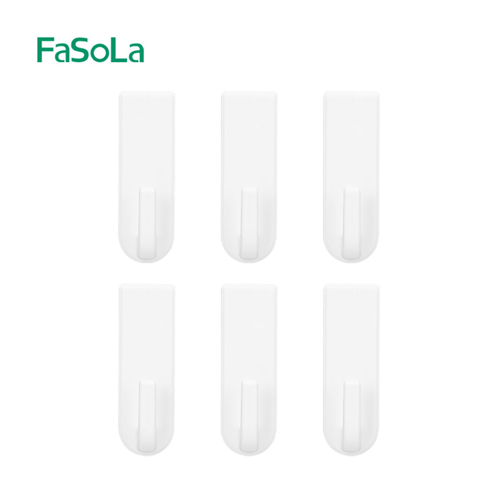 FaSoLa-Minimalist-Wall-Hooks---White,-Set-of-6-1