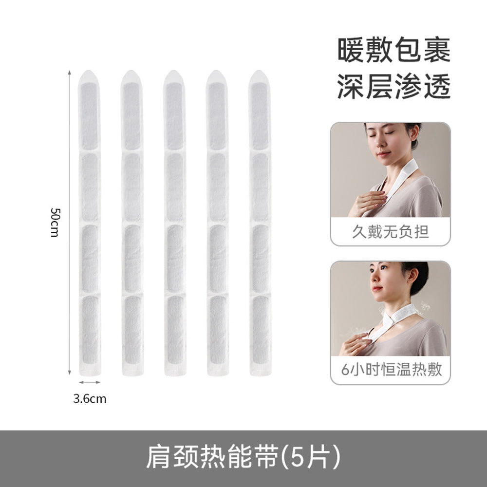 FaSoLa-Neck-and-Shoulder-Heat-Therapy-Patches---5-Pack,-White-5