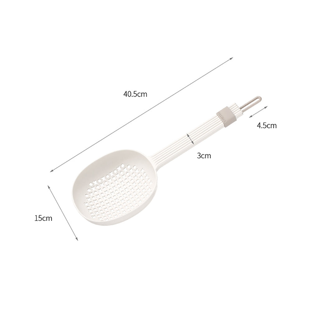 FaSoLa Large Slotted Spoon - White