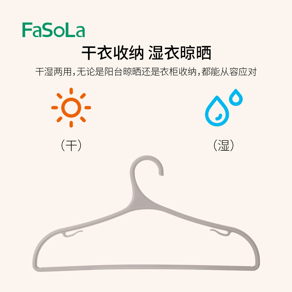 FaSoLa-Shoulder-Protection-Plastic-Hangers---Light-Gray,-Set-of-8-1