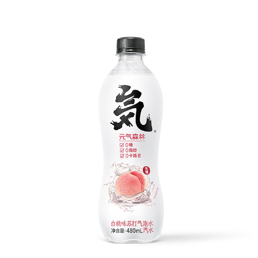 [Genki-Forest]-White-Peach-Flavoured-Sparkling-Water-480ml-1