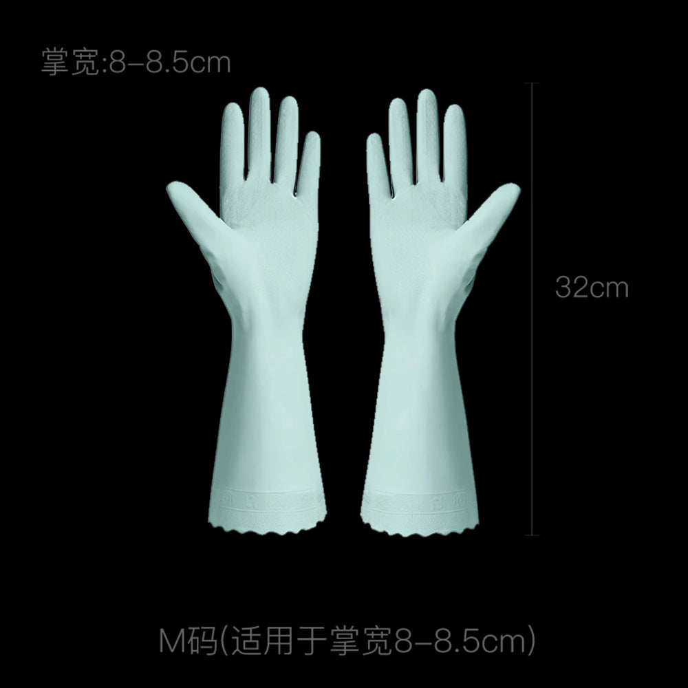 Lifease-Household-Cleaning-Gloves---Misty-Green,-Size-M-1