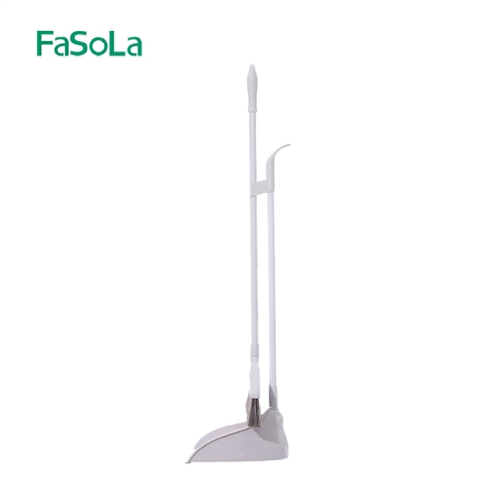 FaSoLa-Japanese-Minimalist-Broom-and-Dustpan-Set---White-1