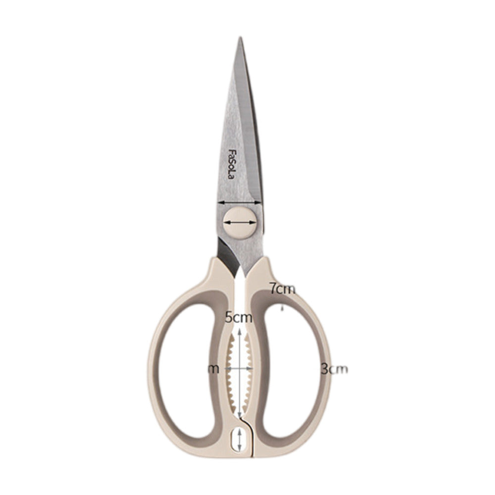 FaSoLa-Kitchen-Shears---Beige---Poultry-Scissors-5
