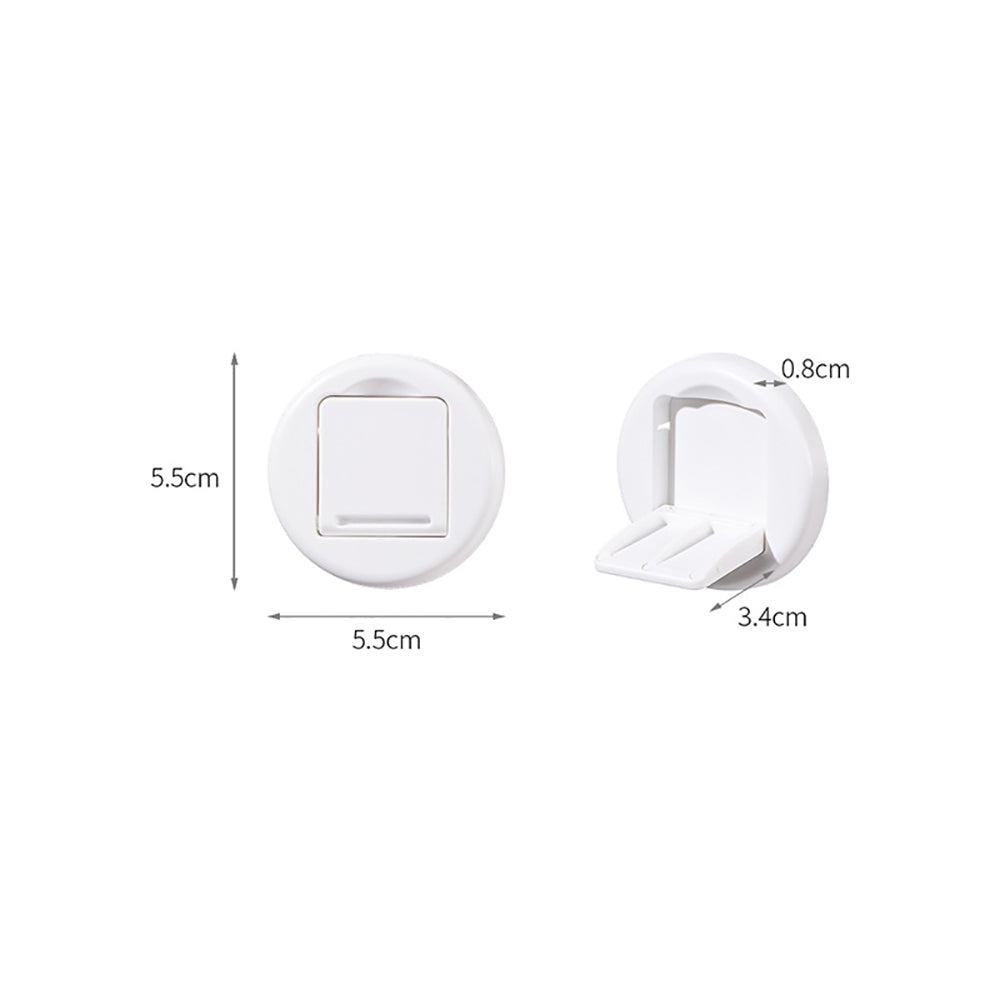 FaSoLa Sliding Door and Window Locks - White, 2 Pieces