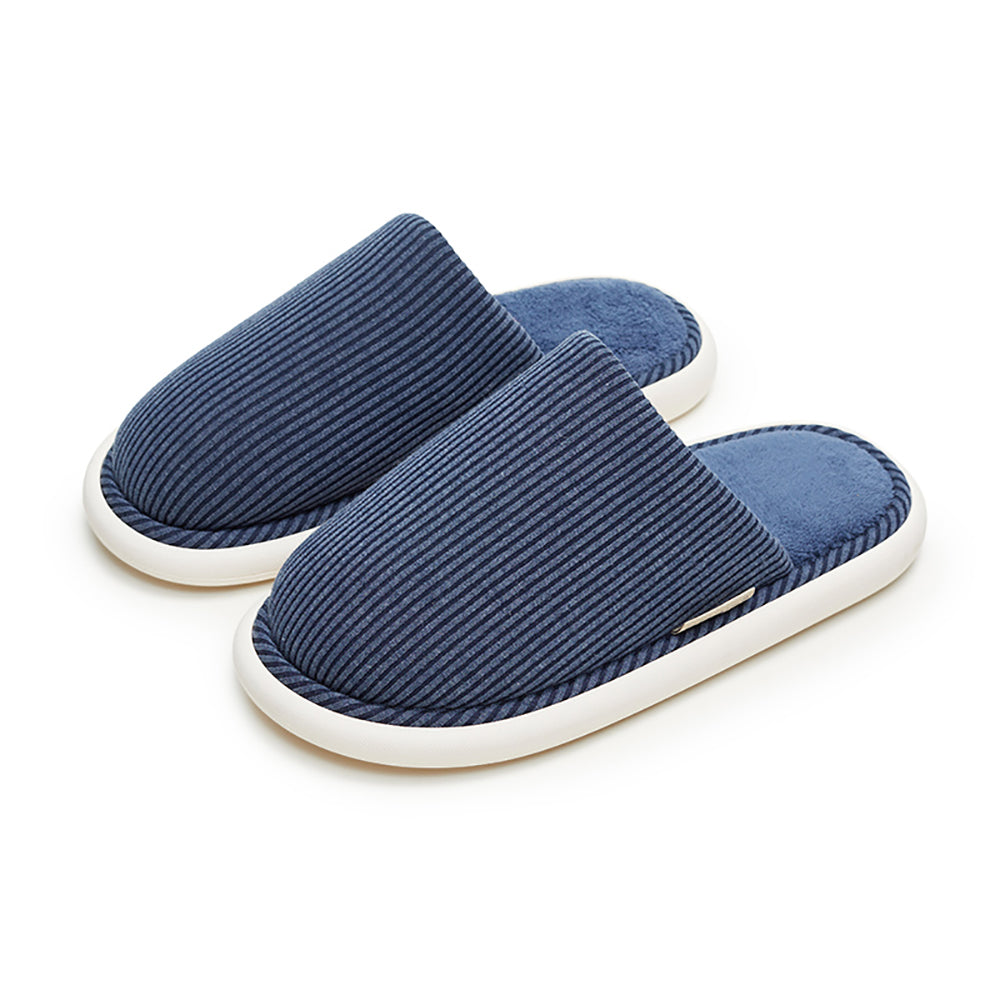 YouDiao-Waffle-Knit-Slippers---Navy-Blue,-Size-40-41-1