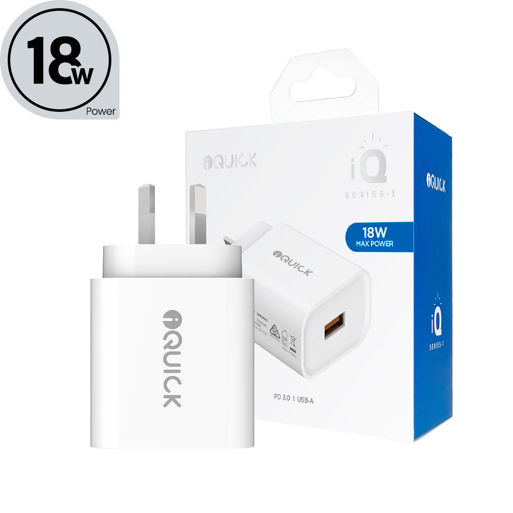 iQuick-18W-Single-USB-A-Charger-QC3.0---Australian-Plug,-White-1