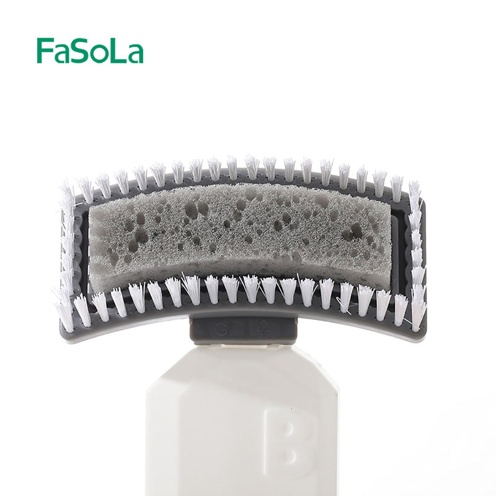 FaSoLa-Multi-Function-Liquid-Dispensing-Scrub-Brush---White,-24.5*9.5*5.8cm-1