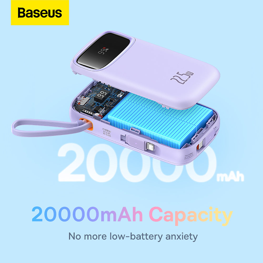 Baseus-Qpow2-Dual-Cable-Digital-Display-Fast-Charge-Power-Bank-20000mAh-22.5W---Nebula-Purple-1